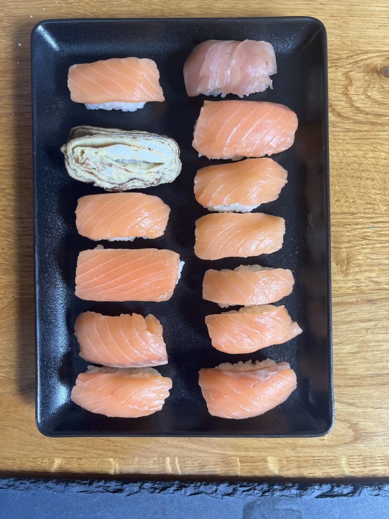 Nigiri Sushi oben