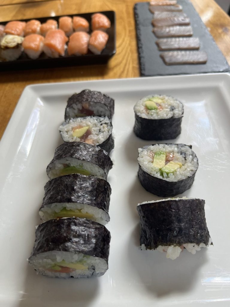 Sushi Maki und Nigiri